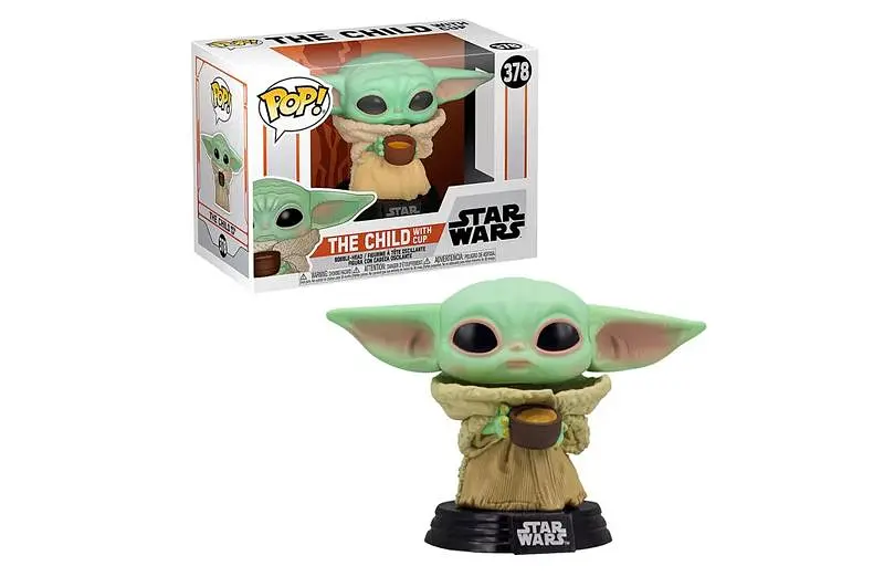 Ігрова фігурка Малюк Грогу з чашкою FUNKO POP! серії Star Wars The Mandalorian The Child 49933