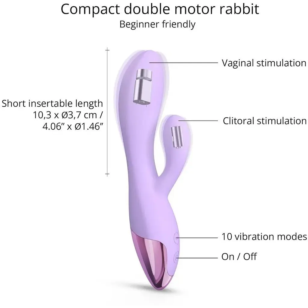Вібратор-кролик Love To Love Funky Bunny Viva Mauve - фото 2