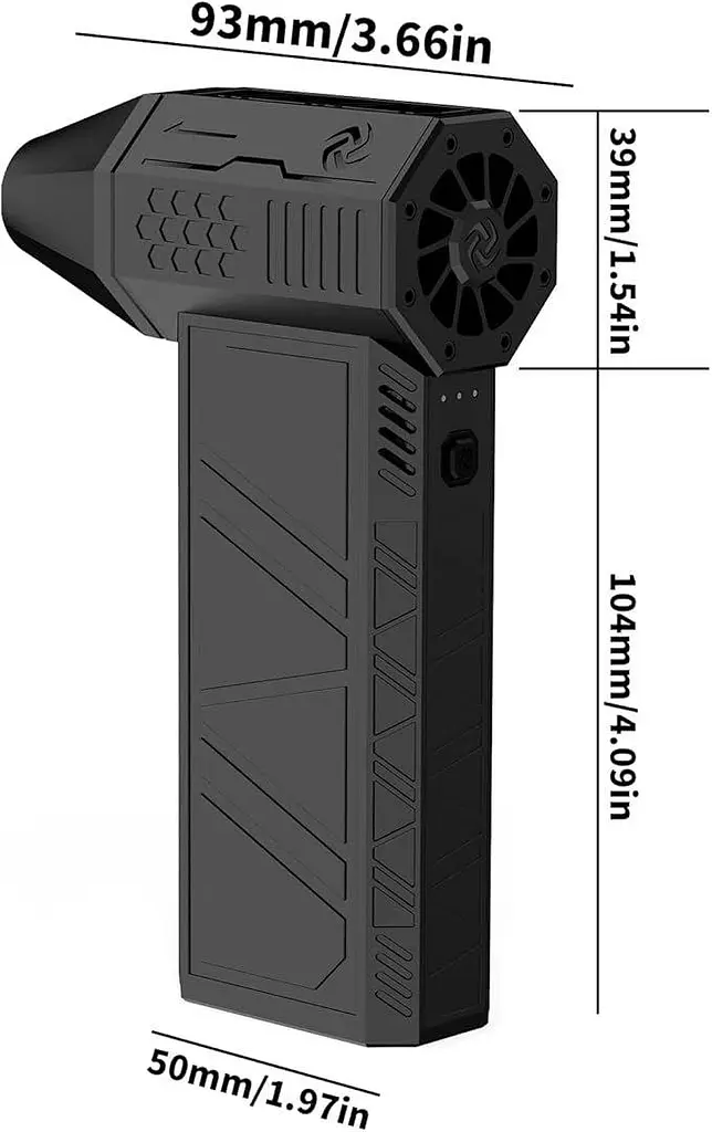 Турбовентилятор Violent Turbo Jet Fan повітродувка | 3000 мАг | 130 000 об/хв - фото 3