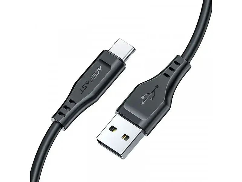 Кабель Acefast C3-04 USB-A to USB-C 1.2м Black (6974316280866) - фото 3