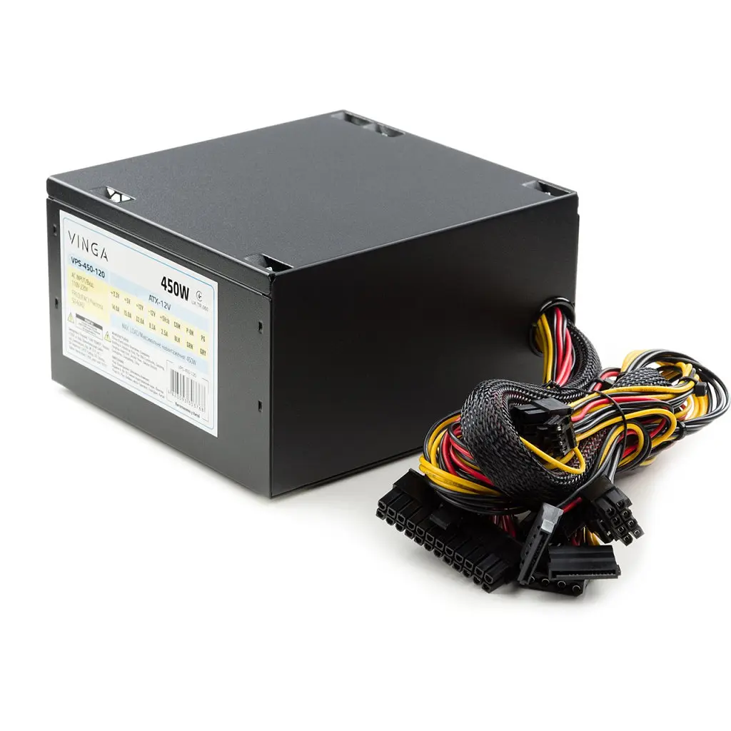 Блок живлення Vinga 450W ОЕМ (VPS-450-120) - фото 3