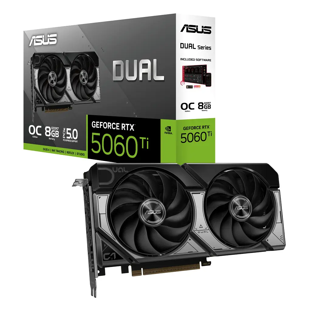 Відеокарта ASUS GeForce RTX5060Ti 8Gb DUAL OC (DUAL-RTX5060TI-O8G) - фото 8