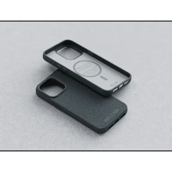 Чехол-накладка Njord Fabric MagSafe Case Dark Grey для iPhone 15 Pro (NA53FA09) - фото 6
