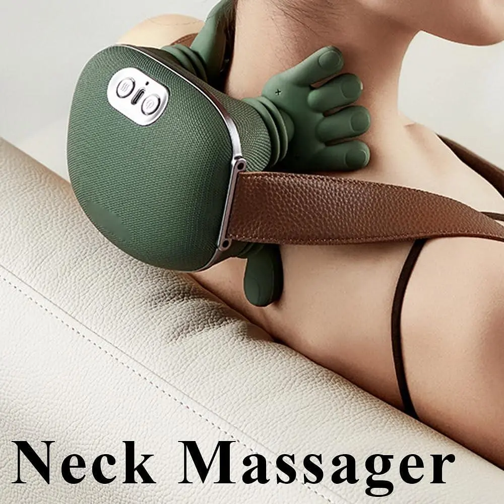 Електричний масажер для шиї та плечей Shoulders & Neck ∙ Професійний масажер Shoulders & Neck для спини та шиї з підігрівом - фото 4