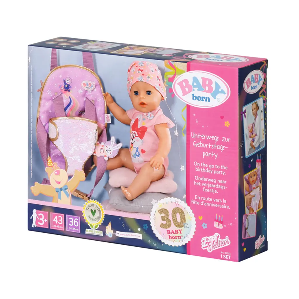 Рюкзак-кенгуру для ляльки Baby Born День Народження Прогулянка (831113) - фото 9