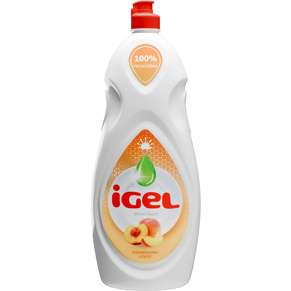 Гель для миття посуду iGel White Peach 900 мл