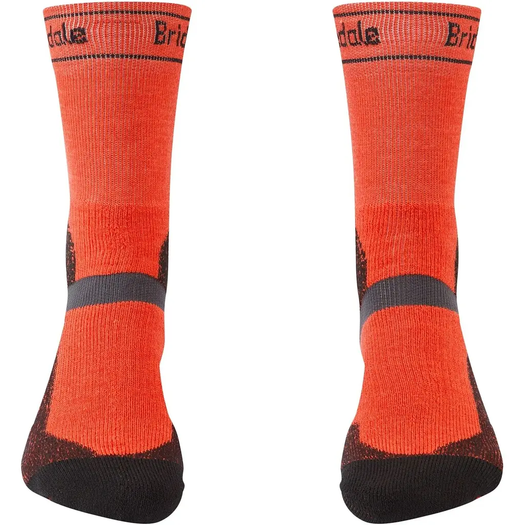 Носки Bridgedale Mountain Bike Winter Weight T2 Merino Sport Boot L Orange/Black (1053-710353.327.L) - фото 2