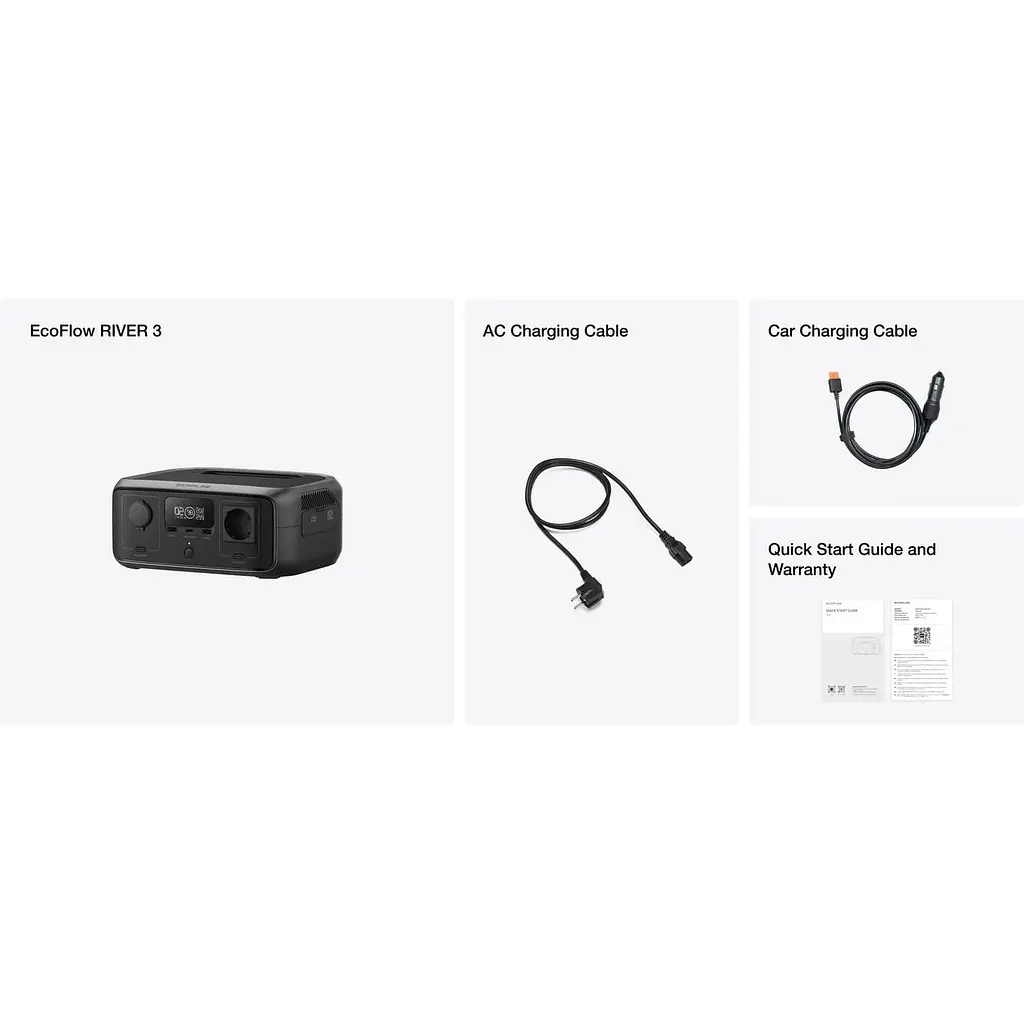 Система EcoFlow RIVER 3 UPS та сонячна панель 45W (Type-C) (EFRIVER3-UPS-EU-CBox/EFSOLAR45-TYPE-C) - фото 10