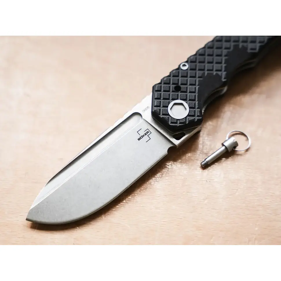 Ніж Boker Plus Hermod Folder Чорний - фото 5