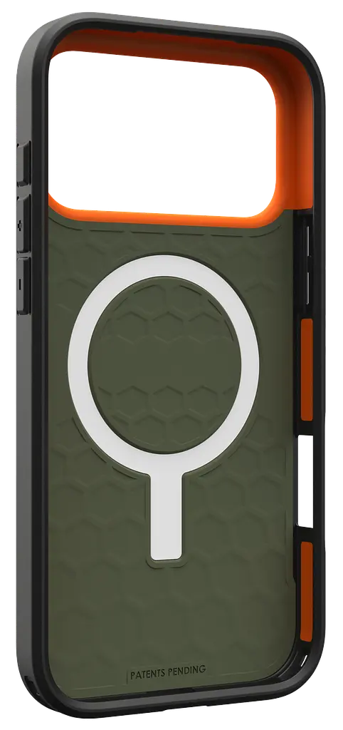 Чохол протиударний UAG Civilian MagSafe для iPhone 17 Pro Max Olive/Orange 114546117297 - фото 2