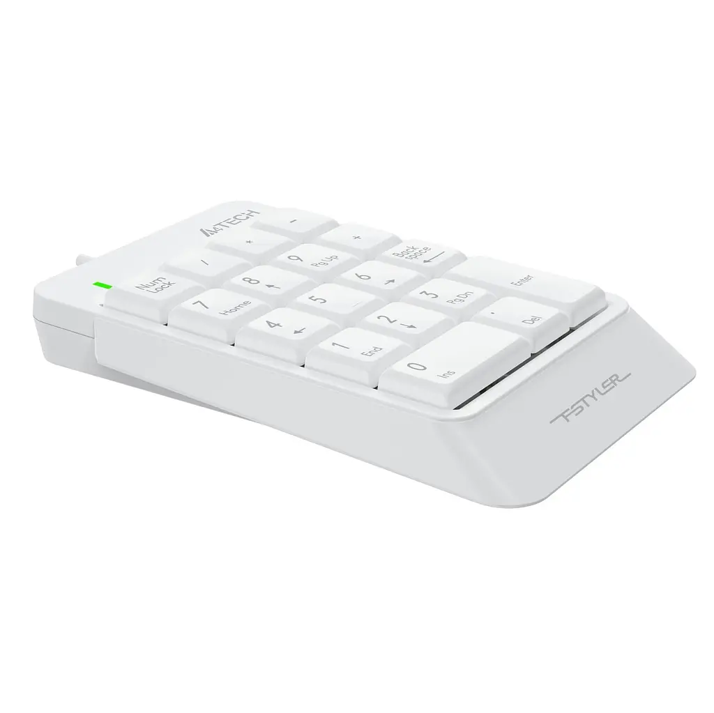 Клавіатура A4Tech Fstyler FK13P USB White (Numpad) (FK13P (White)) - фото 5