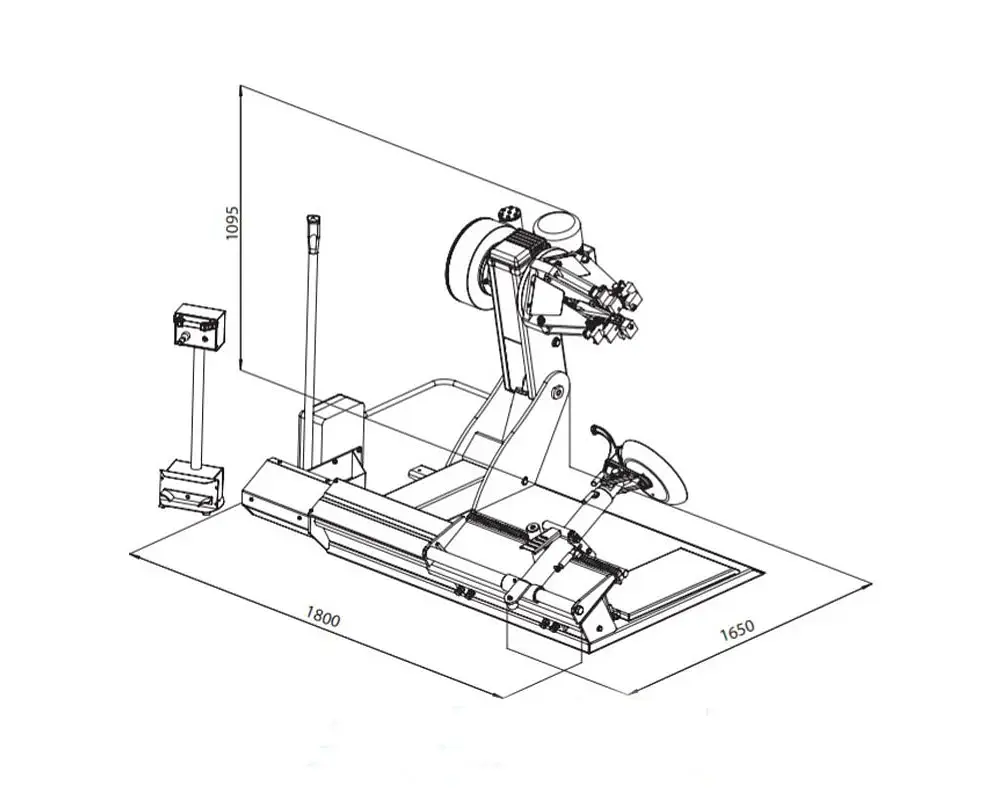 Шиномонтажний верстат вантажний 14" -30" 380V M&B Engineering Dido 30 - фото 6