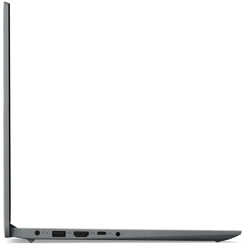 Ноутбук Lenovo IdeaPad 1 15AMN7 с процессором AMD Ryzen™ 3 7320U 4.1GHz, 15.6", Full HD, 8GB LPDDR5, 512GB SSD, AMD Radeon™ 610M графикой, No OS, Cloud серый - фото 8