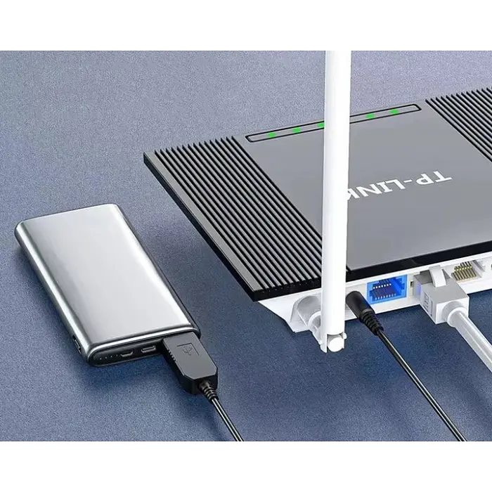 Кабель для роутера від повербанка з перетворювачем на 9 V, DC 2.1x5.5mm, USB 5V ->9V, 1 м - фото 3