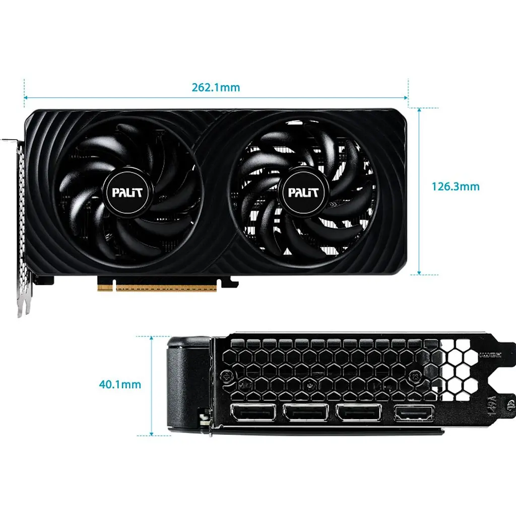 Відеокарта Palit GeForce RTX 5060 Ti Dual OC (NE7506TT19P1-GB2062D) EU [171717] - фото 12