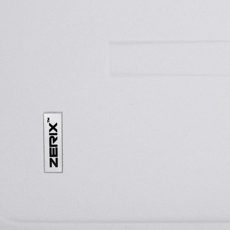 Кухонна мийка Zerix ZS-6243S-01 white ZX4571, Білий матовий - фото 3