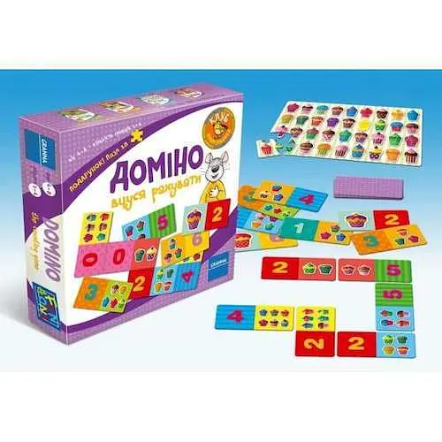 Настольная игра Granna Домино. Учусь считать (82500) - фото 2