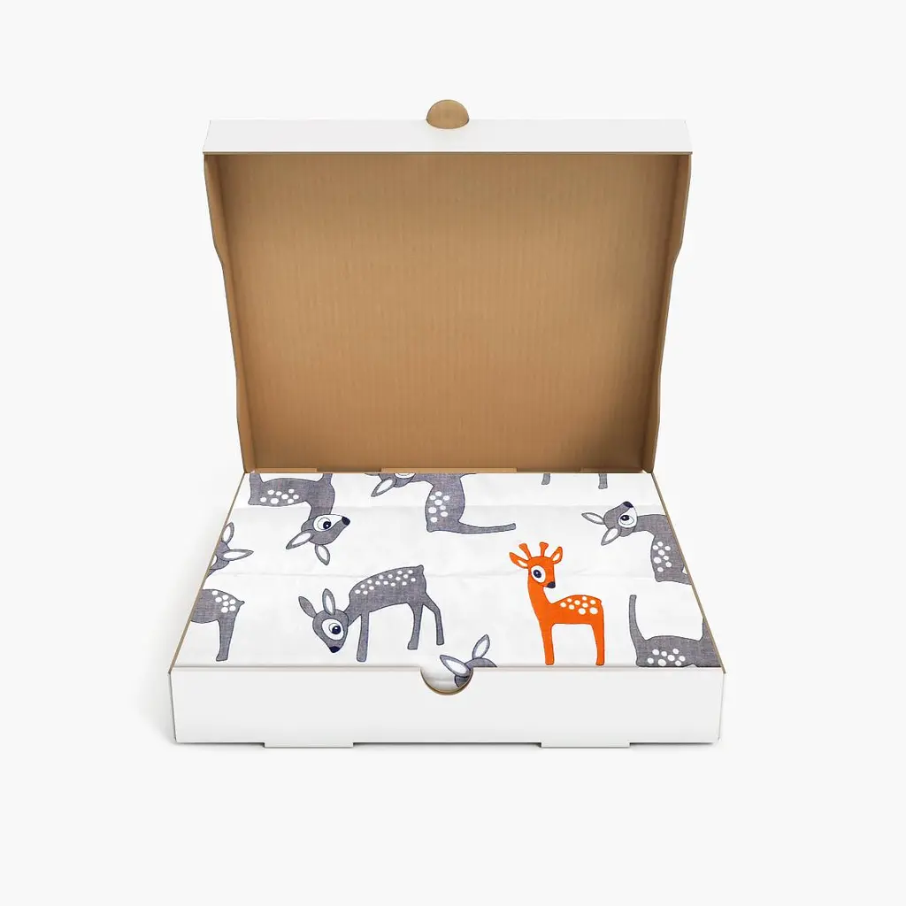 Бортики в детскую кроватку 30x120 BAMBI, серый (WeltBed_Bambi_30x120) - фото 3
