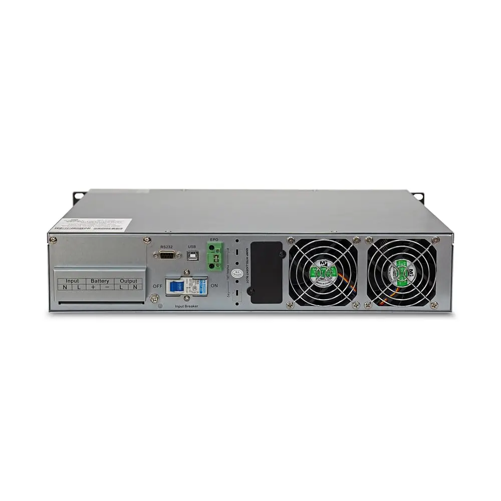 Джерело безперебійного живлення Kraft KRF-RM/10KVA/10KW/Ex Pro Online UPS під зовнішній акумулятор (42-00050) - фото 6