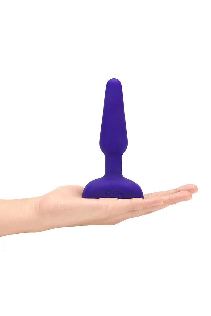 Анальная пробка B-Vibe Trio Plug 13.5 см (фиолетовый) - фото 6