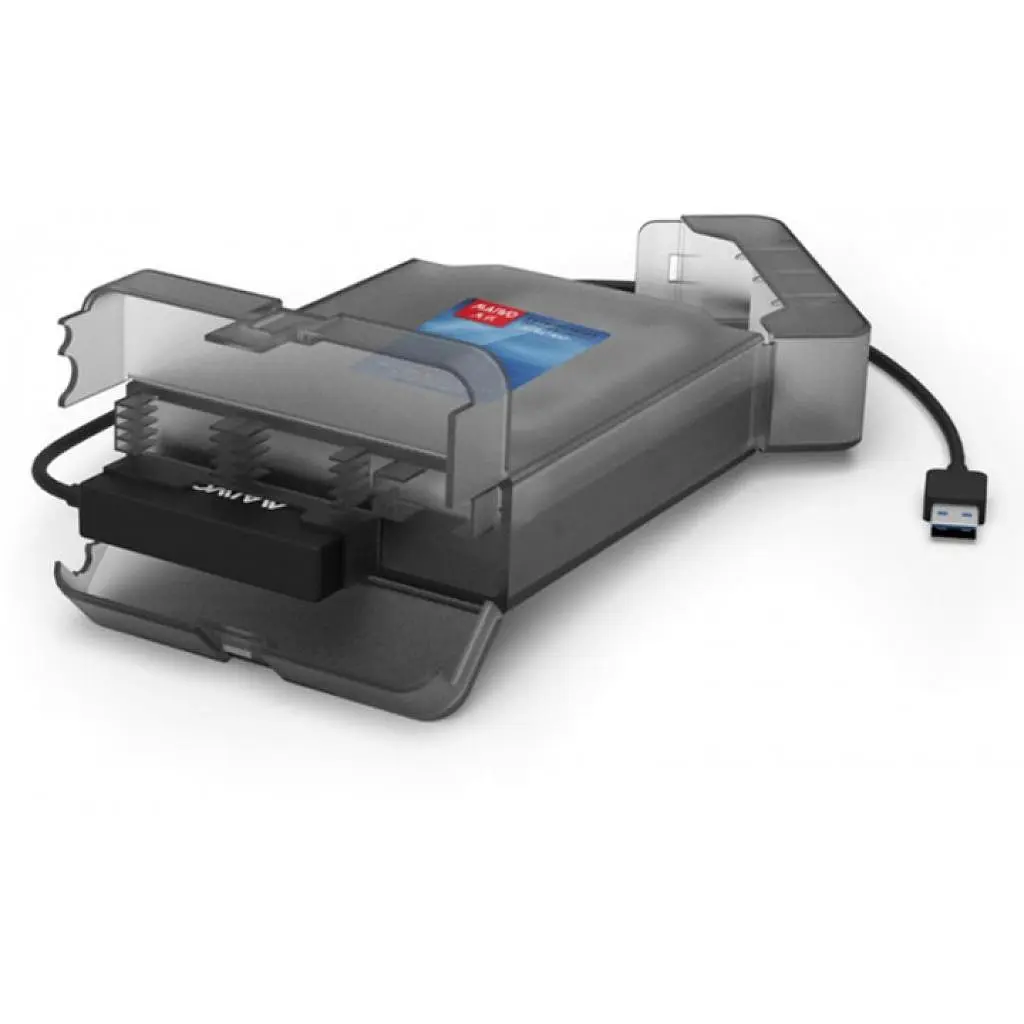 Зовнішня кишеня Maiwo K104A USB 3.0 - SATA III, з блоком живлення 12В/2А (K10435) - фото 3