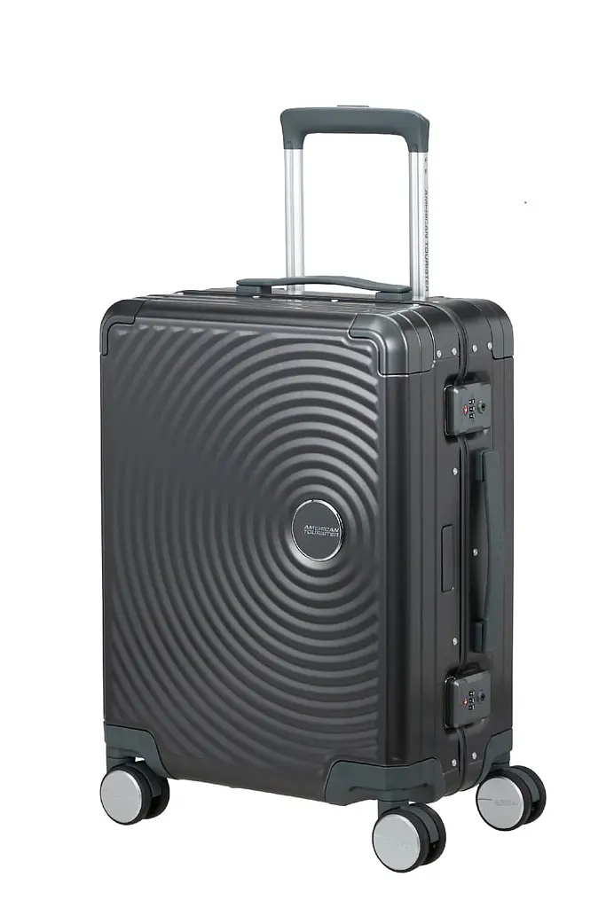 Валіза 55 См American Tourister SOUNDBOX ALU BRUSHED ANTHRACIT 55x40x23 MI3*18001 - фото 5