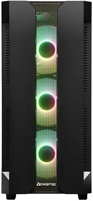 Корпус Chieftec HUNTER GS-01B-OP 4x120mm A-RGB, ATX, без БЖ, Black (GS-01B-OP) - фото 9