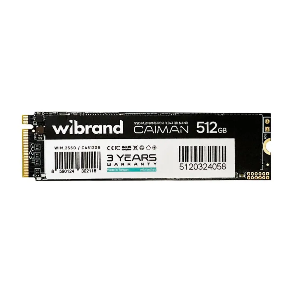 Накопичувач SSD M.2 2280 512GB Caiman Wibrand (WIM.2SSD/CA512GB) - фото 2