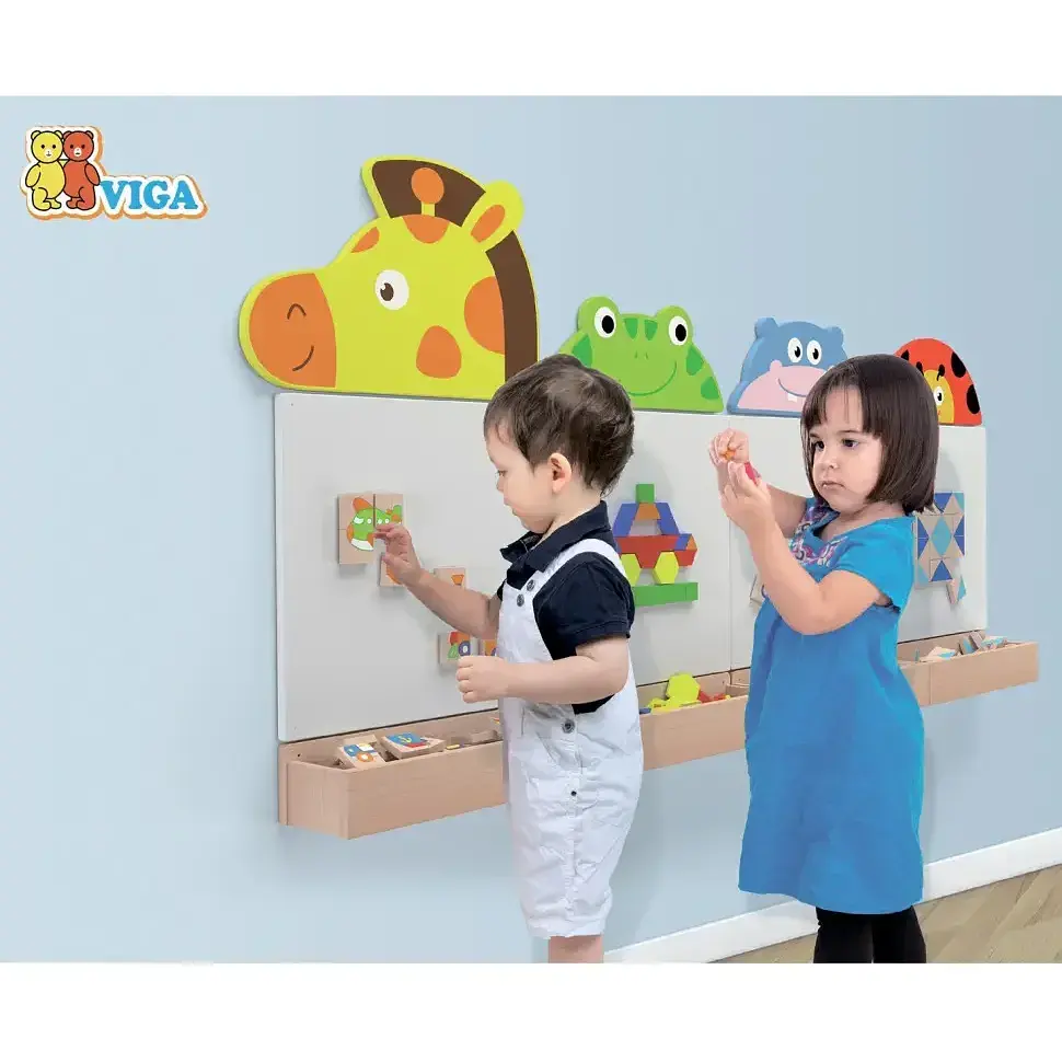 Магнітний танграм для дошок Viga Toys 35 елементів (50643) - фото 2