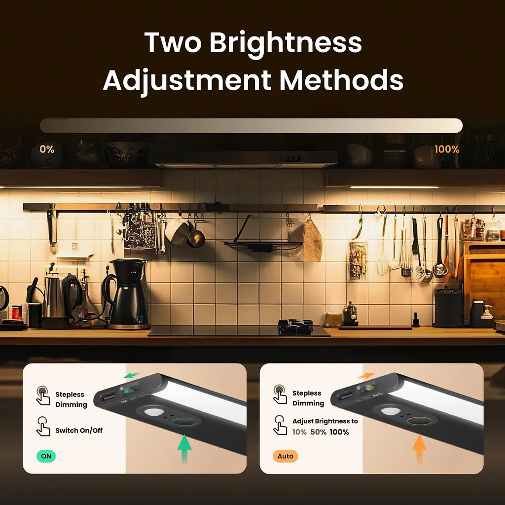 Акумуляторний нічник – світильник із датчиком руху Yeelight Ultra-Thin Cabinet Light 50 cm YLYYD-0015 - фото 6