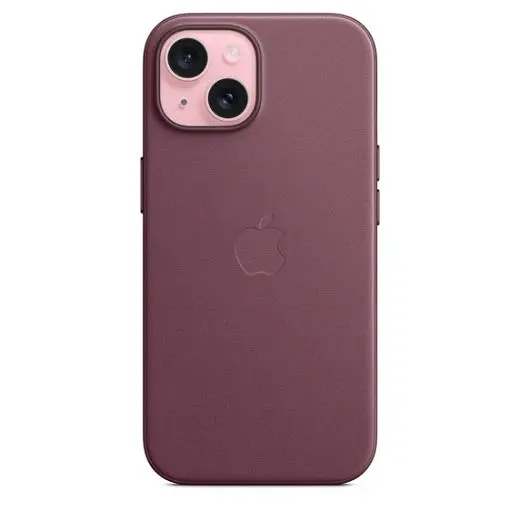 Чохол CasePro FineWoven Case with MagSafe Mulberry для iPhone 15 - фото 2