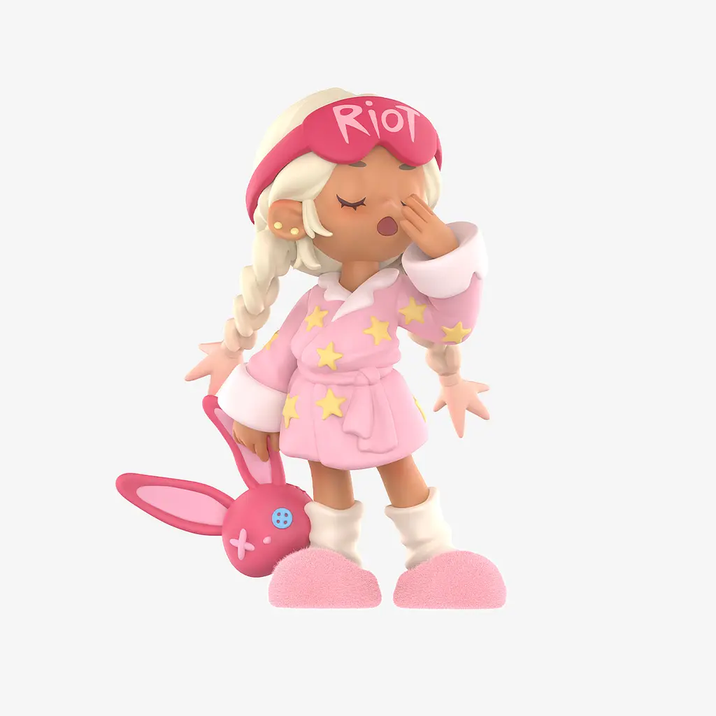 Игрушка-сюрприз Pop Mart Lil Peach Riot Серия Sleepover с коллекционной фигуркой (PRLS-01) - фото 4