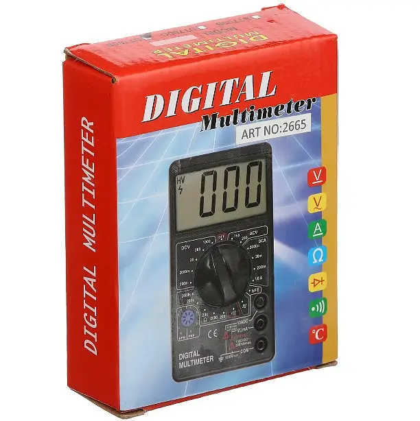 Мультиметр цифровий тестер з дзвінком Digital Multimeter DT-700D - фото 4