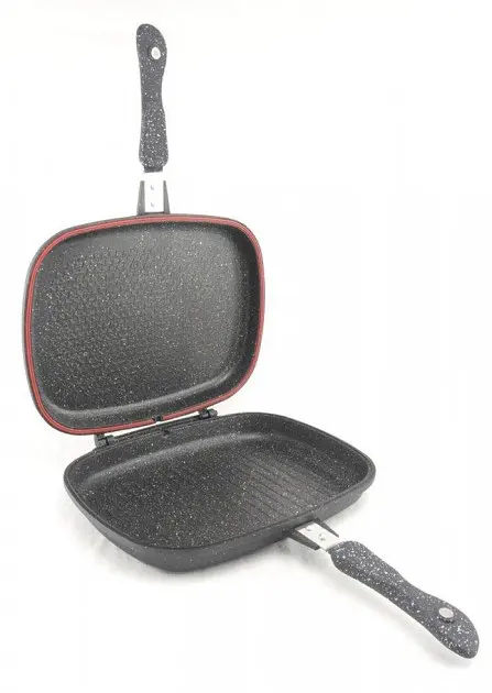 Сковорода двойная гриль 30 см A-PLUS 1500 - фото 2