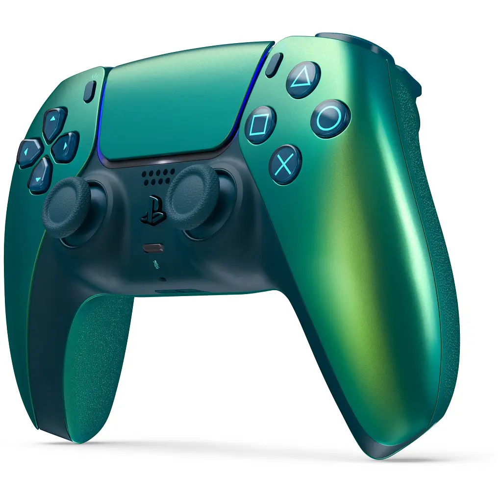 Геймпад Sony Playstation DualSense Bluetooth PS5 Chrome Teal (1000050603) - фото 2