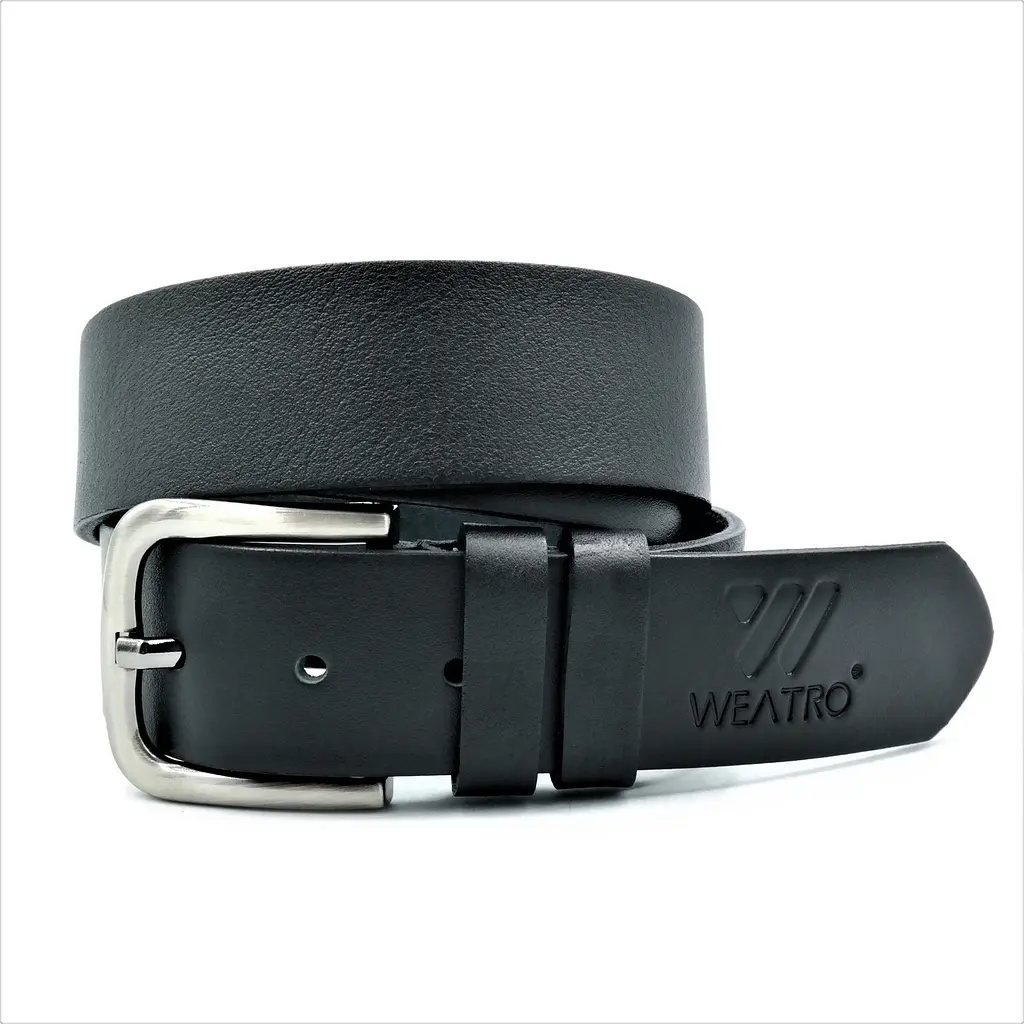 Кожаный ремень Weatro мужской 4,3х115-120 см acs0027496 - фото 4