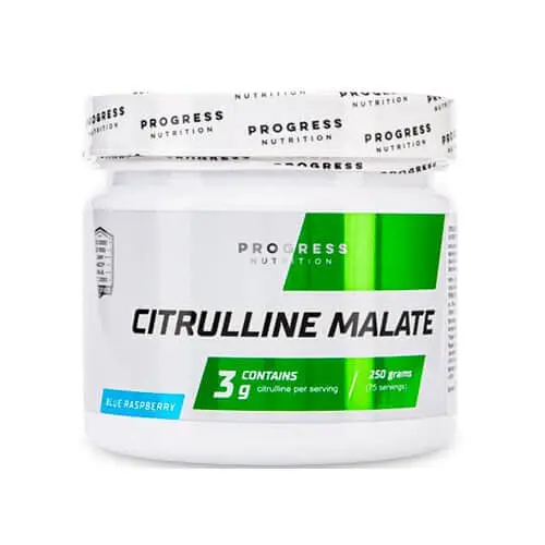 Цитрулін Citrulline Malate 250 g - Blue Raspberry Progress vit0004711