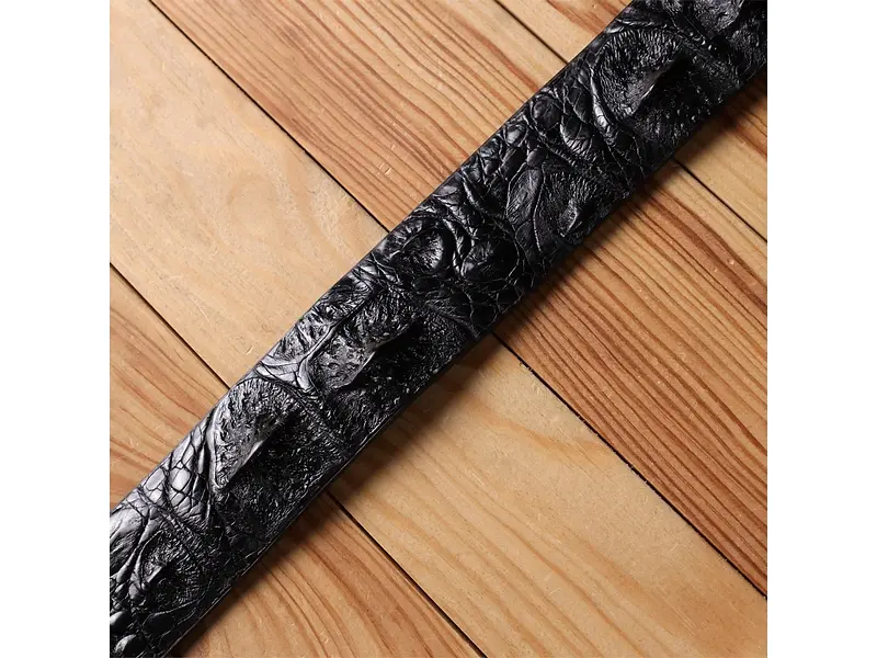 Ремінь чоловічий CROCODILE LEATHER 3.7х120 см acs0029610 - фото 10
