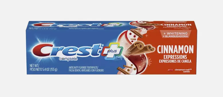 Зубна паста з корицею Crest Complete Whitening Cinnamon 153 gr