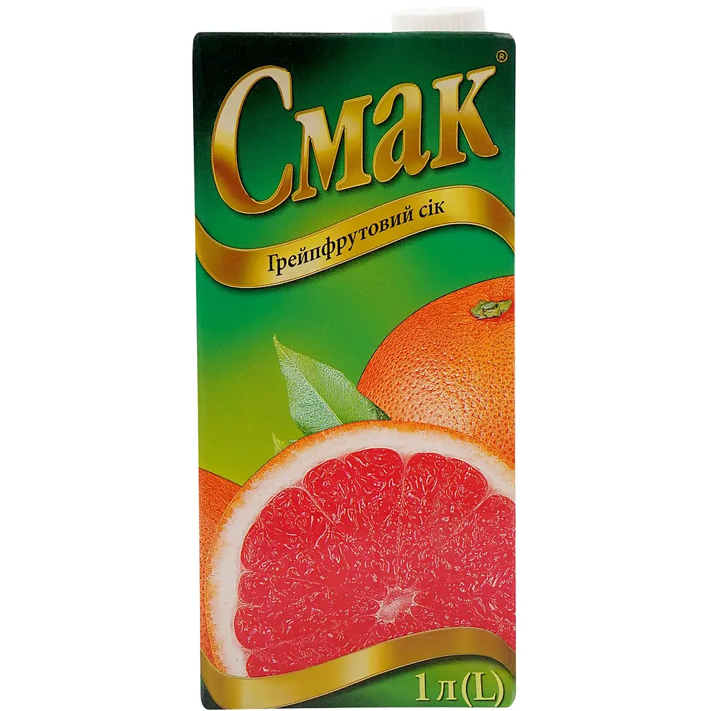 Сік Смак Грейпфрутовий 1 л - фото 2