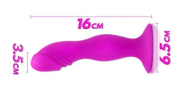 Анальна пробка Pretty Love Anal Plug, 15 см, фіолетовий - фото 3
