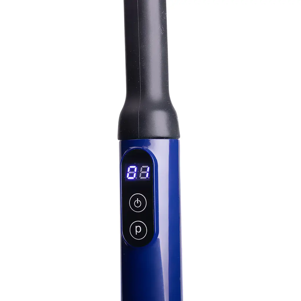 Перкусійний масажер Fascial Gun Massage 4 насадки, синій Huizhou HP-11-11BL - фото 7