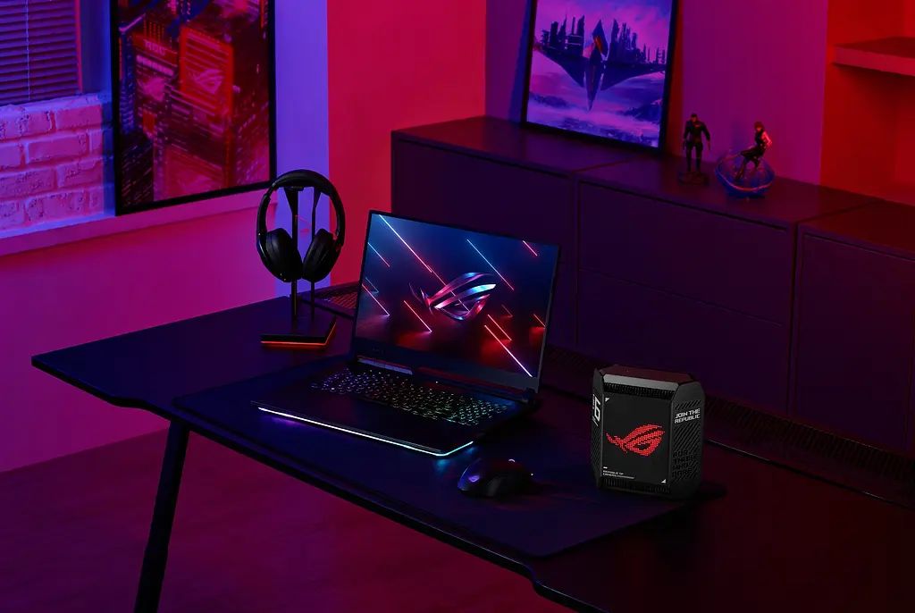 ASUS Маршрутизатор ROG Rapture GT6 1PK black AX10000 3xGE LAN 1x2.5GE WAN 1xUSB 3.2g1 WPA3 OFDMA MESH - фото 2