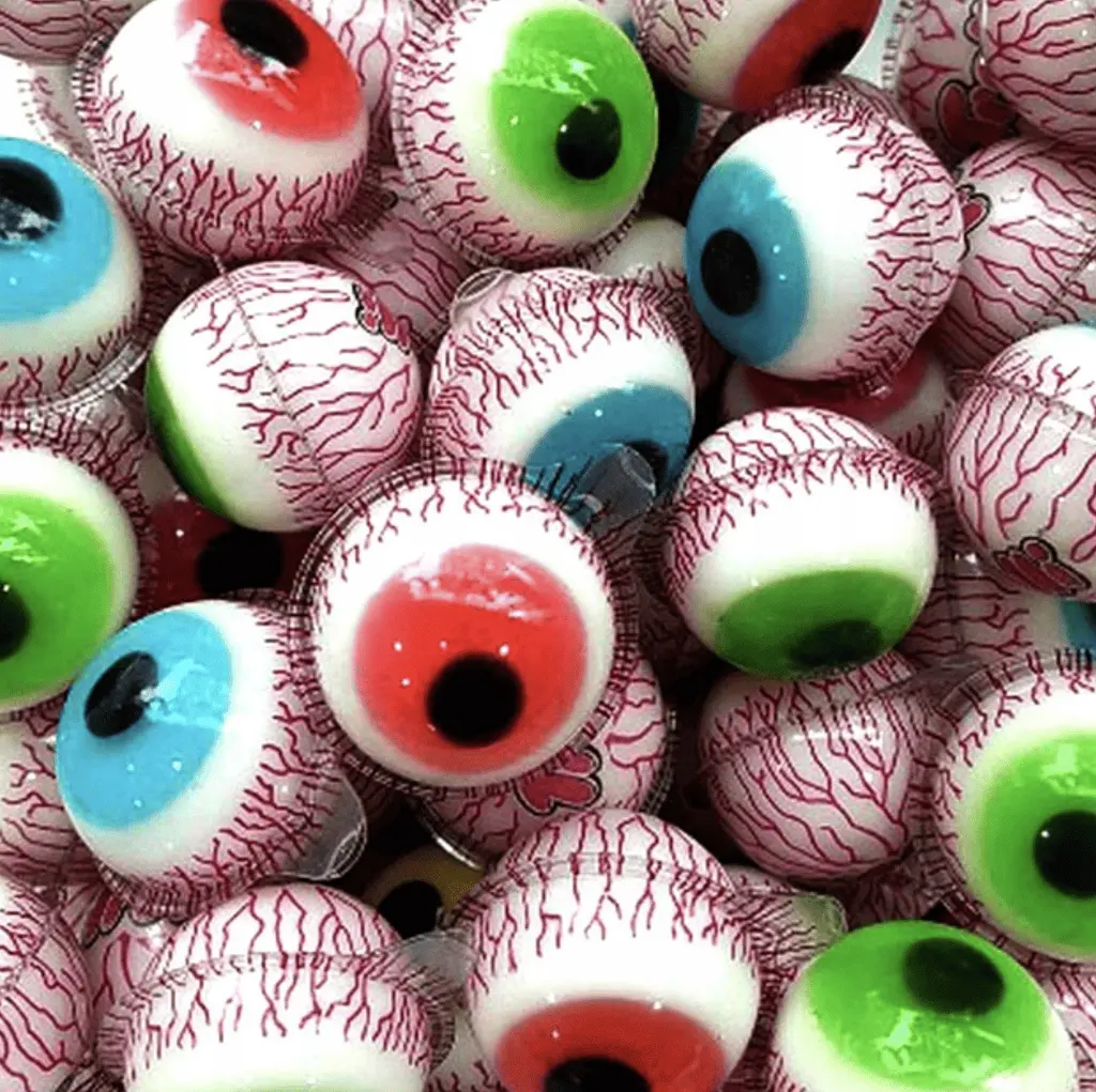 Жувальні цукерки Halloween 3D Eyeballs Gummy Candy with Jam - фото 6