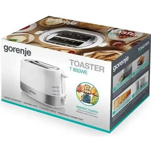 Тостер Gorenje T850WE (T8211) [60592] - фото 5