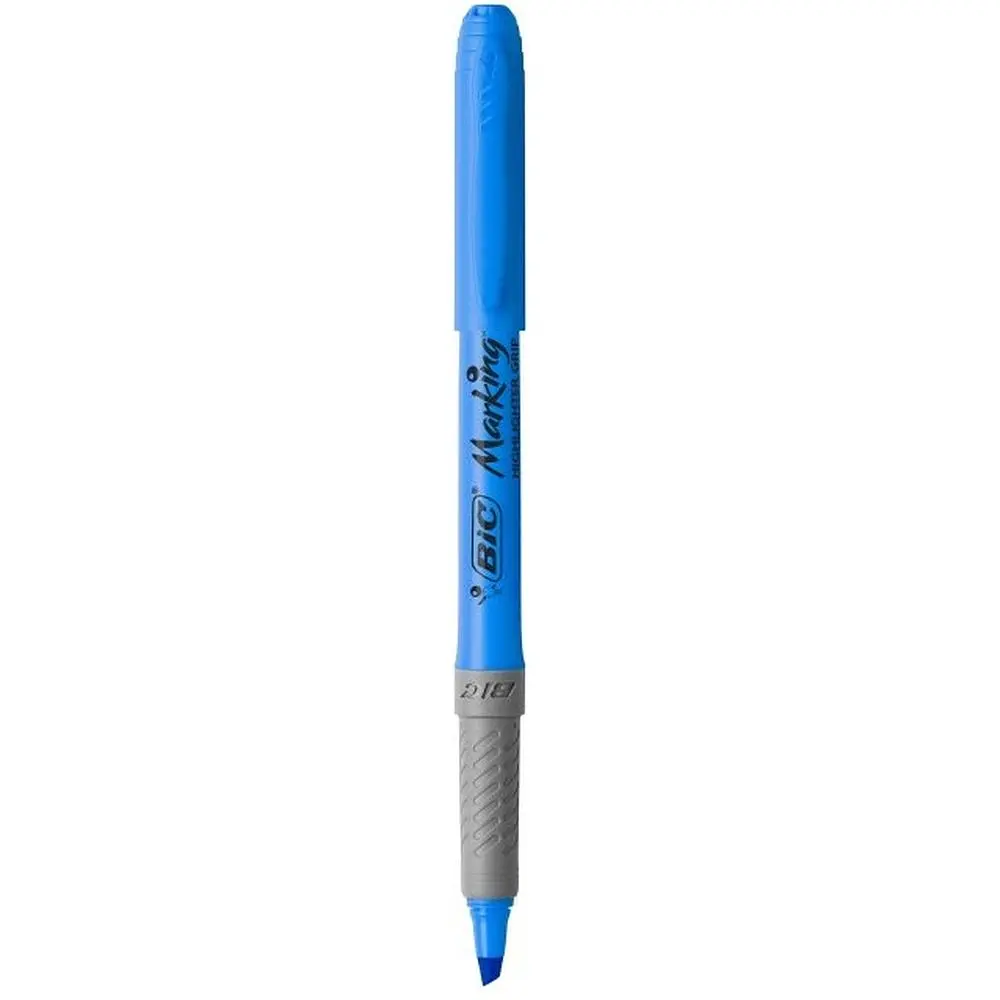 Маркер текстовий BIC Highlighter Grip 1 шт. синій (811931) - фото 2