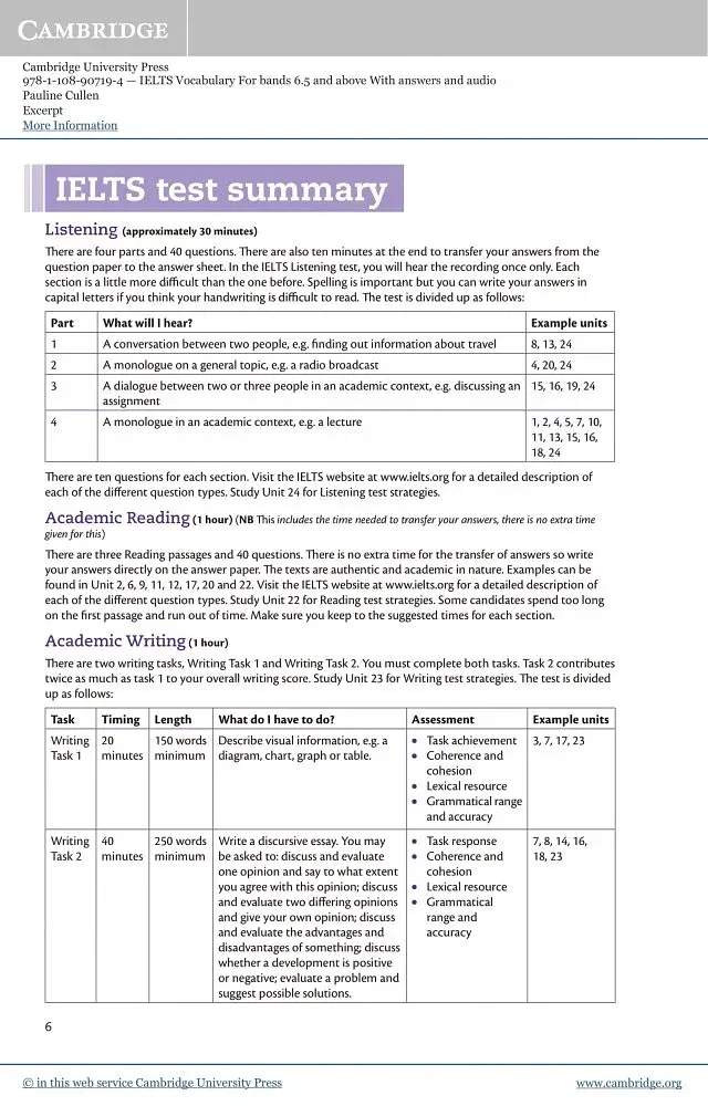 Cambridge Vocabulary IELTS For Bands 6.5 and above With Answers and Downloadable Audio - фото 4