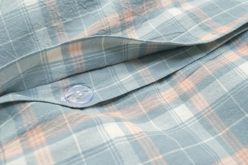 Постельное белье Lotus Home - Checked Caledonia голубой семейный - фото 6