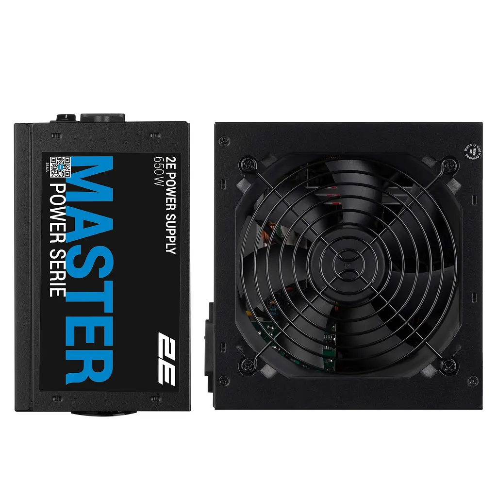 2E Блок живлення Master Power (650W), >80%, 80+ White, 120мм, 1xMB 24pin(20+4), 1xCPU 8pin(4+4), 3xMolex, 5xSATA, 2xPCIe 8pin(6+2) - фото 2