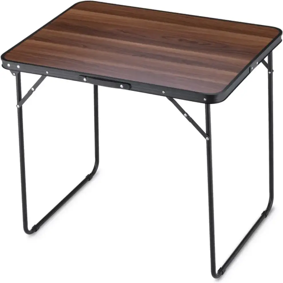 Кемпінговий стіл Outtec 80x60x70см розкладний коричневий - фото 2